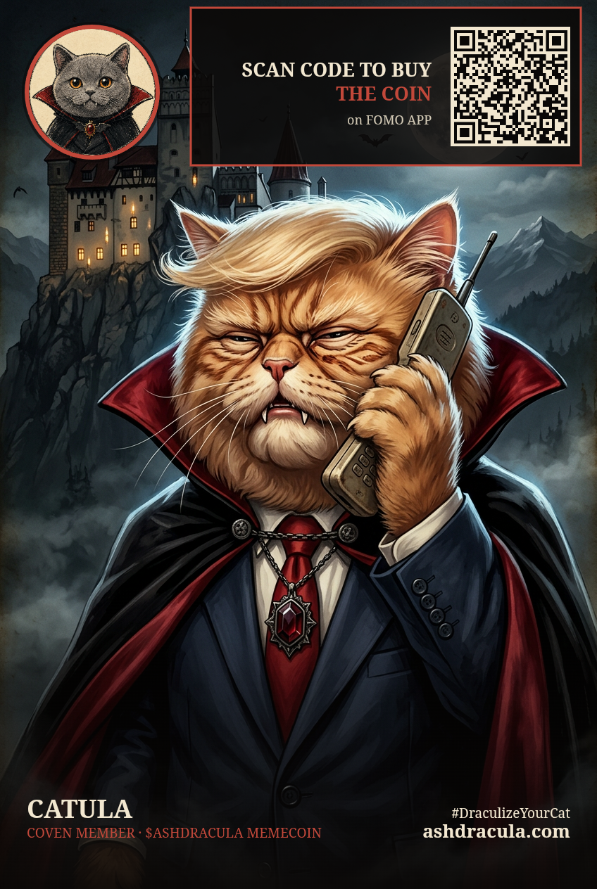 Catula as a Dracula Cat