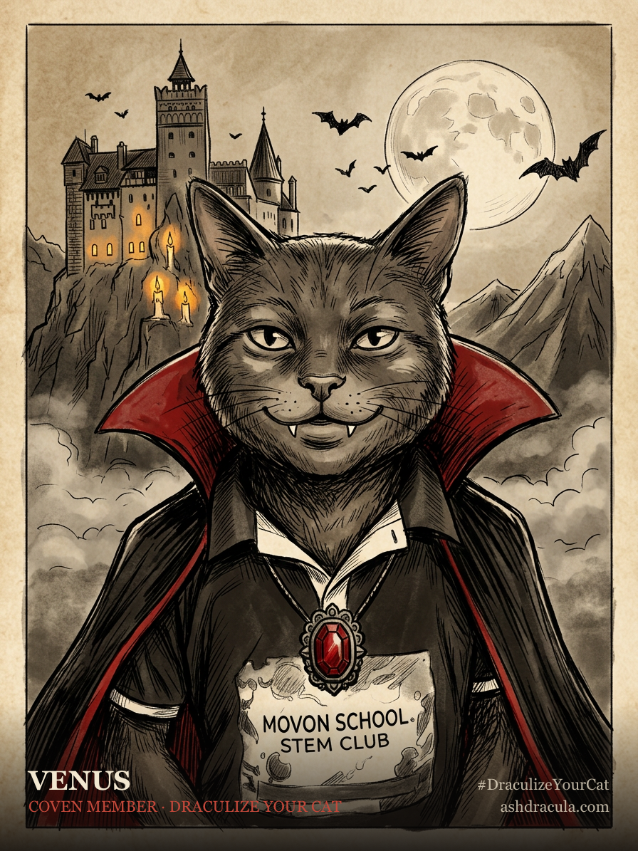 Venus as a Dracula Cat
