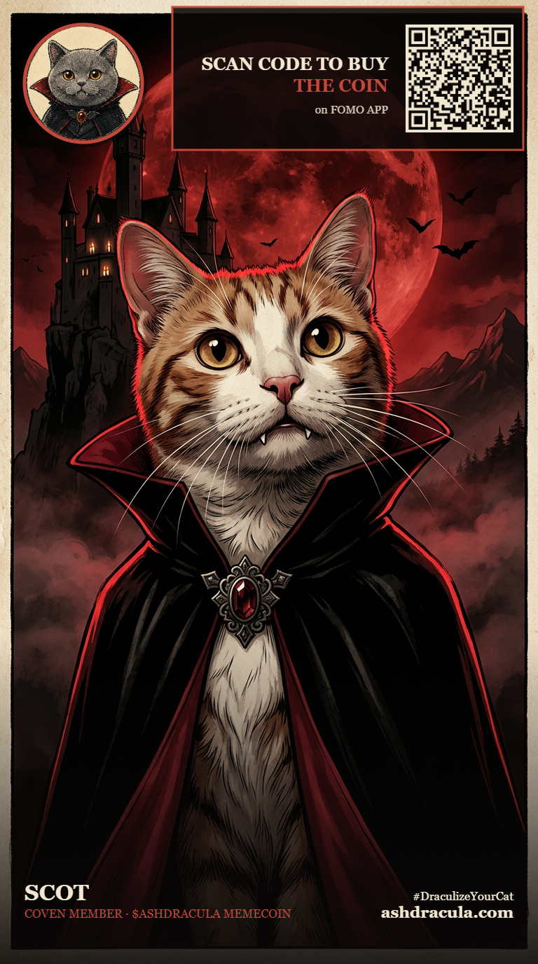 Scot as a Dracula Cat