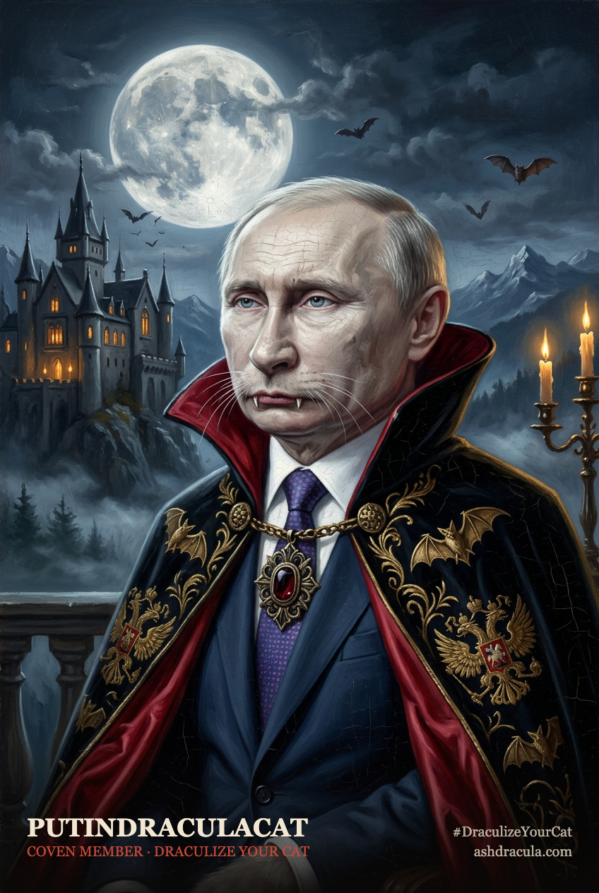 PutinDraculaCat as a Dracula Cat