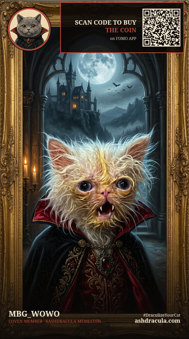 MBG_wowo as a Dracula Cat