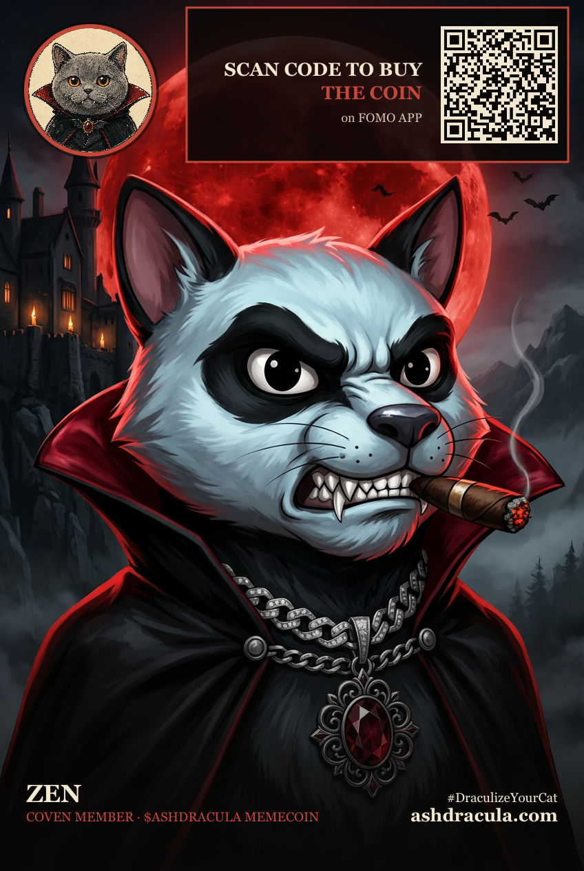 Zen as a Dracula Cat