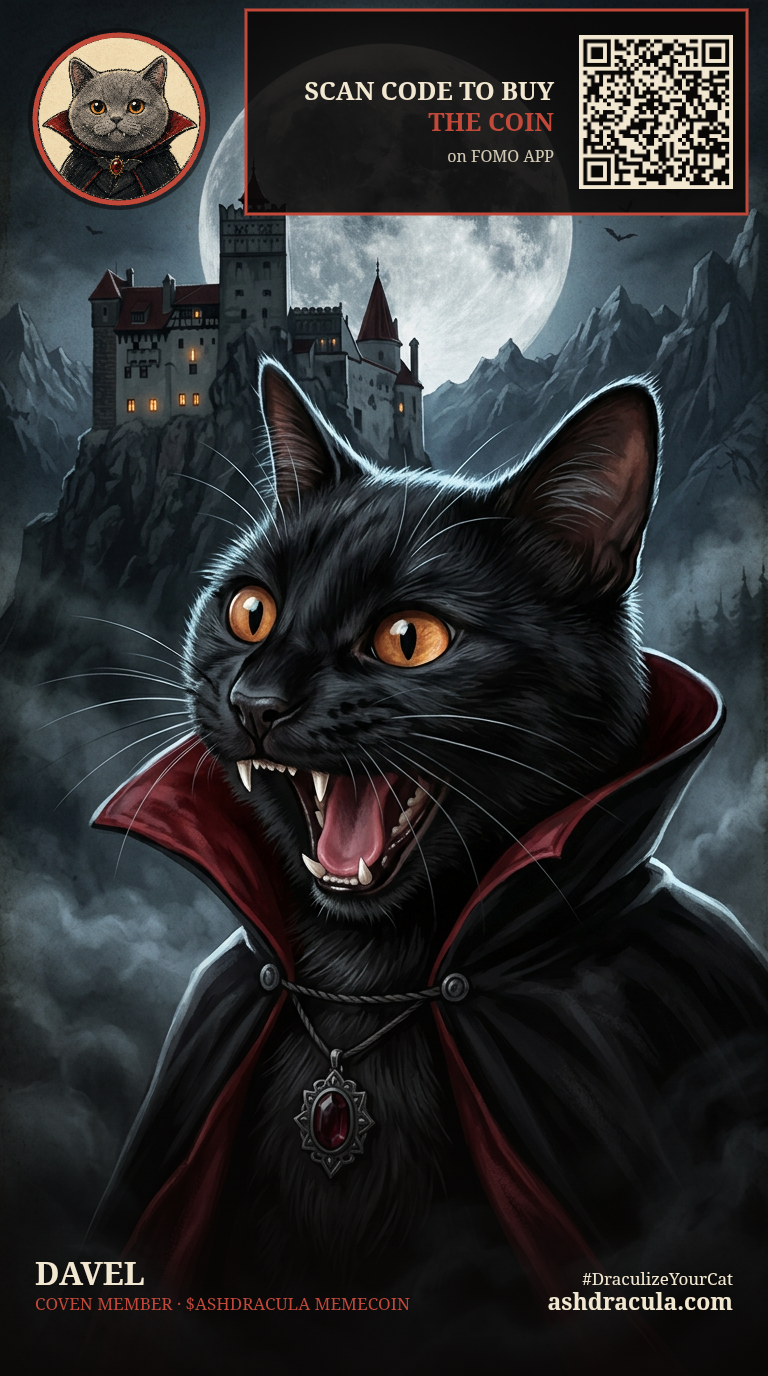 Davel as a Dracula Cat