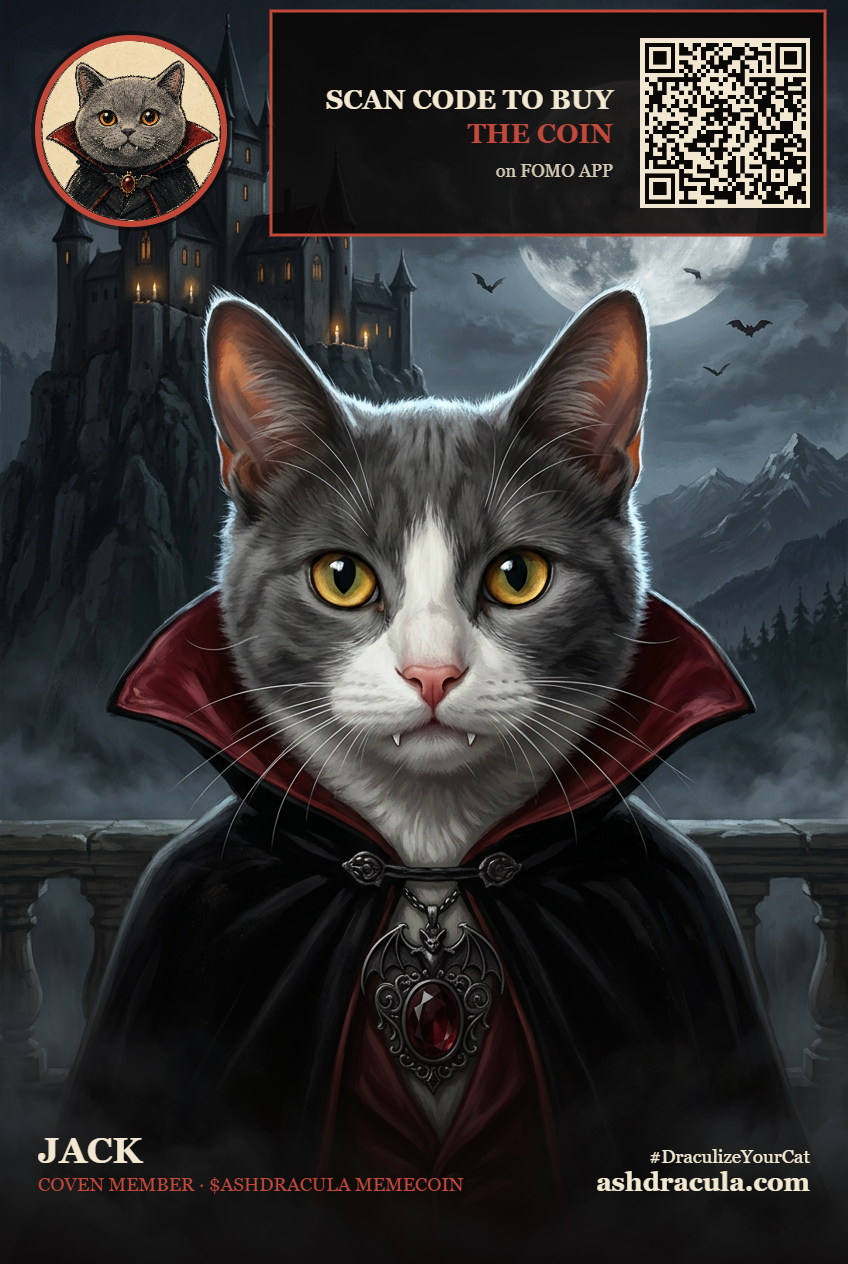jack as a Dracula Cat
